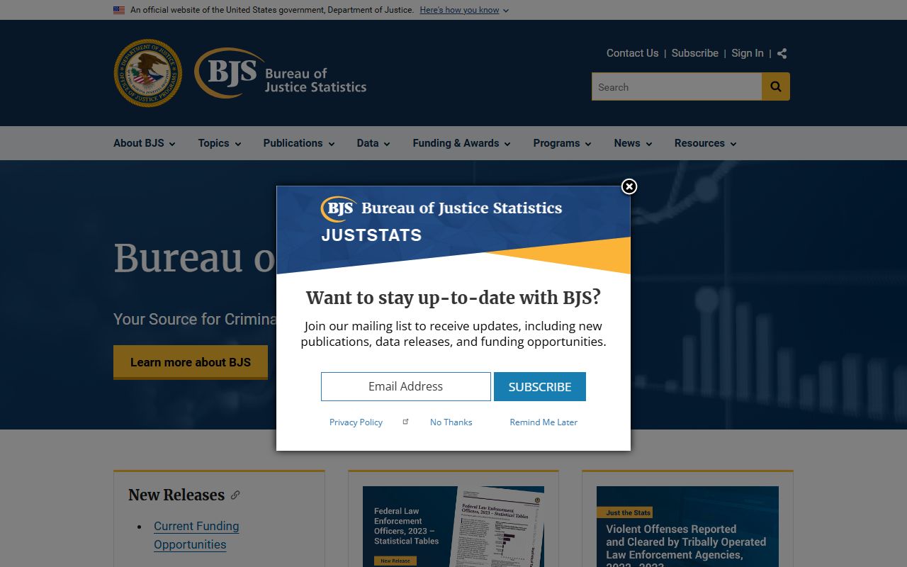 Dakota County inmate population Bureau of Justice Statistics