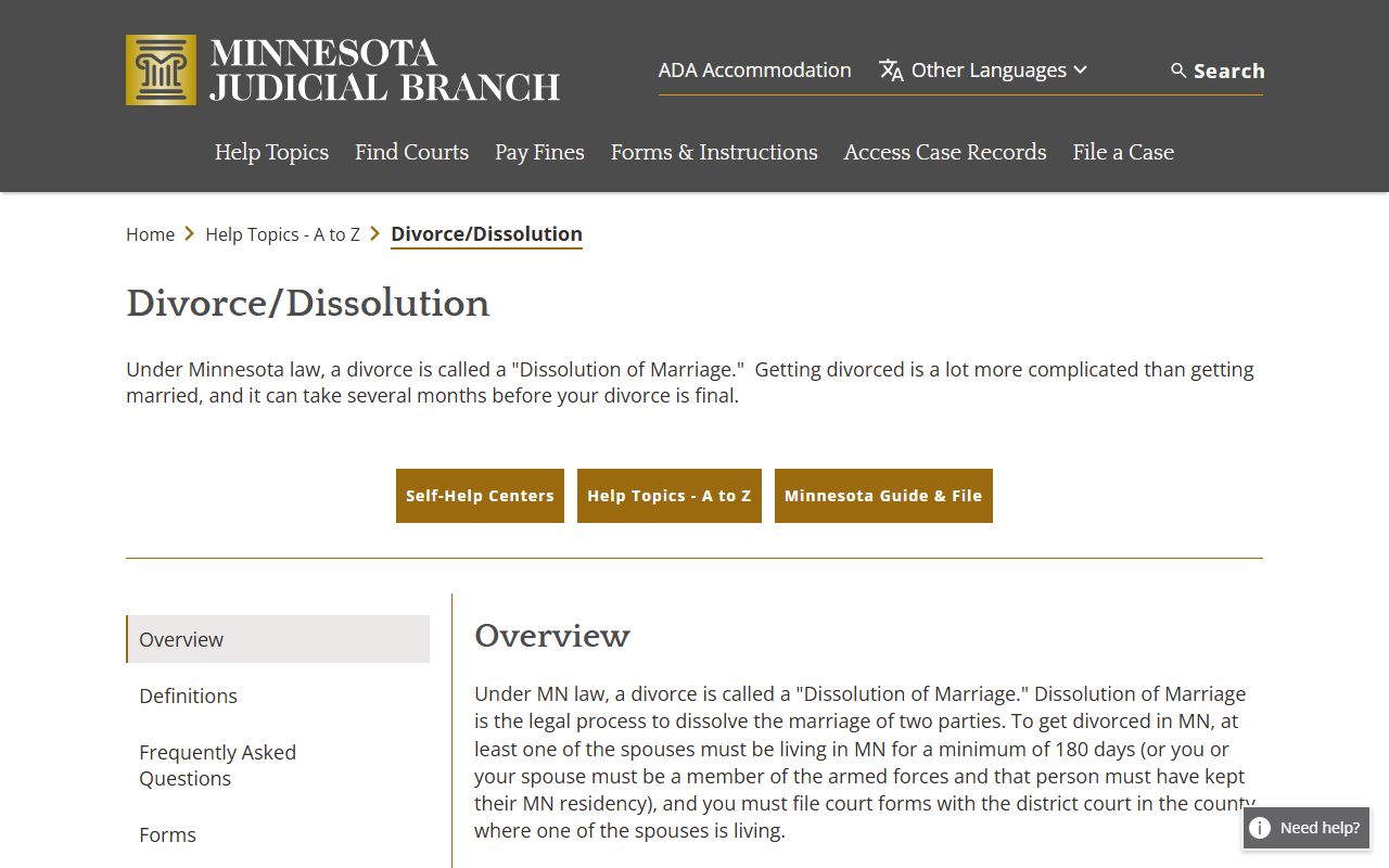 Dakota County marriage and divorce records Minnesota divorce help